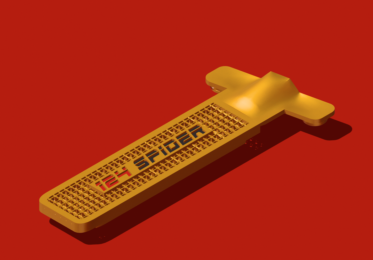 Dirt trap grille - for slot in metal structure in engine compartment side