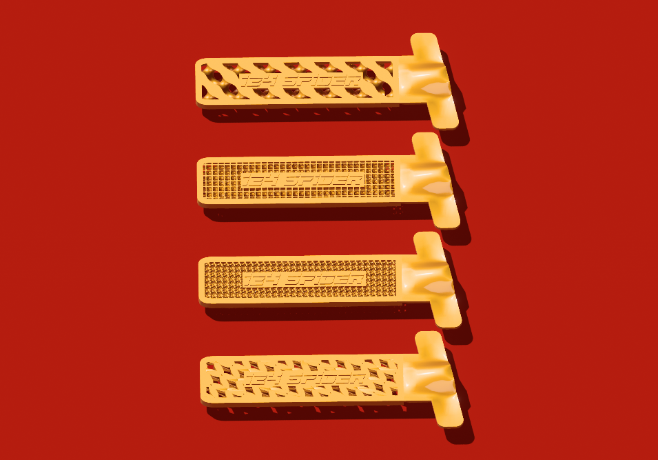 Dirt trap grille - for slot in metal structure in engine compartment side