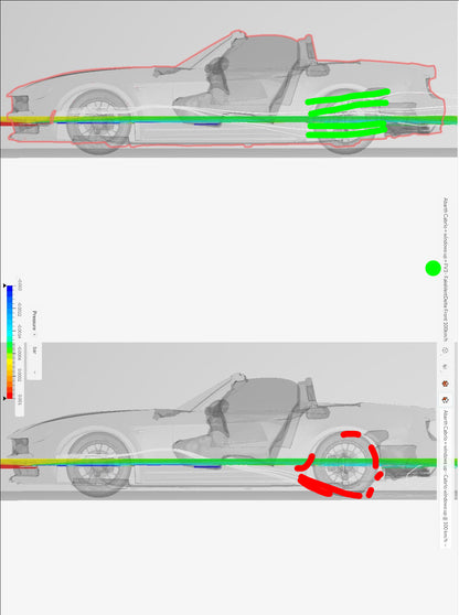 Aero Attrappen Ersatz Kit vorne - Abarth 124