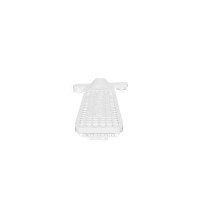 Dirt trap grille - for slot in metal structure in engine compartment side