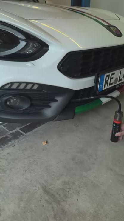 Funktionaller Windvorhang durch Aero Attrappen Ersatz Kit vorne - Abarth 124